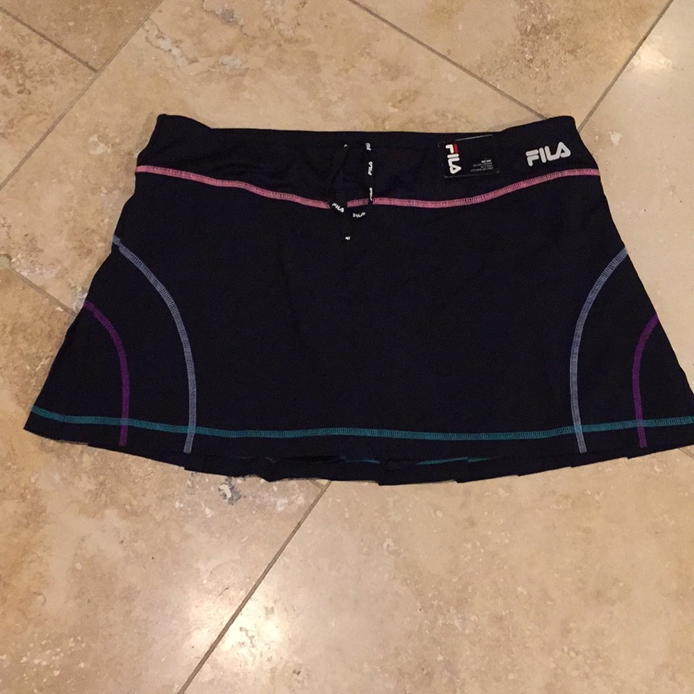 NWT FILA Running Skirt Black Size XL